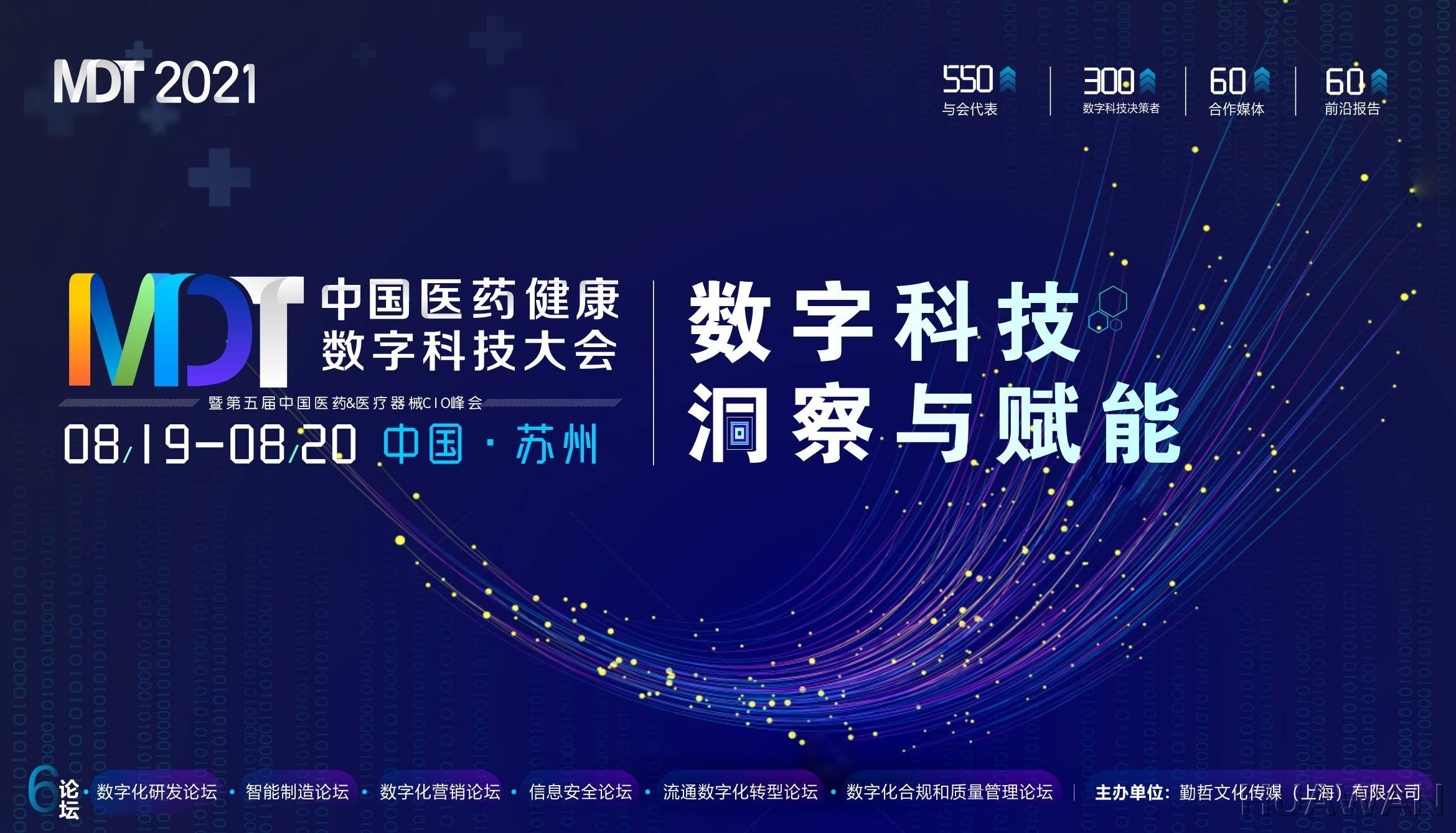 华万首次亮相MDT 2021中国医药健康数字科技大会，诚邀您莅临参观！